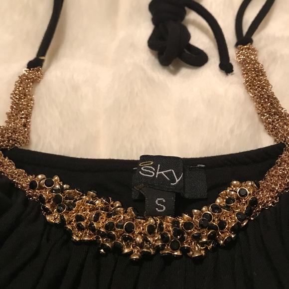 Black & Gold Top - Picture 3 of 4